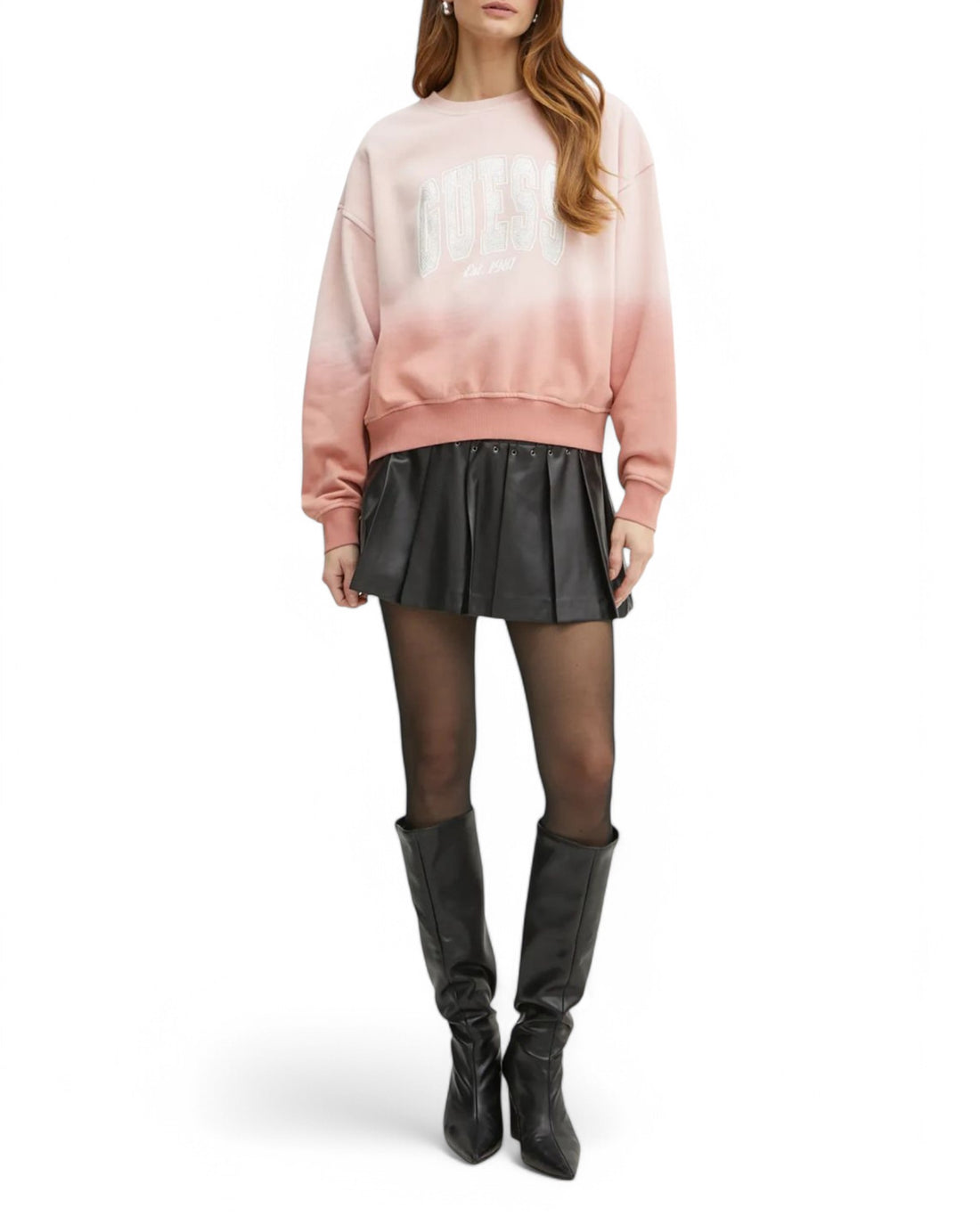 Crew Neck College Sweatshirt