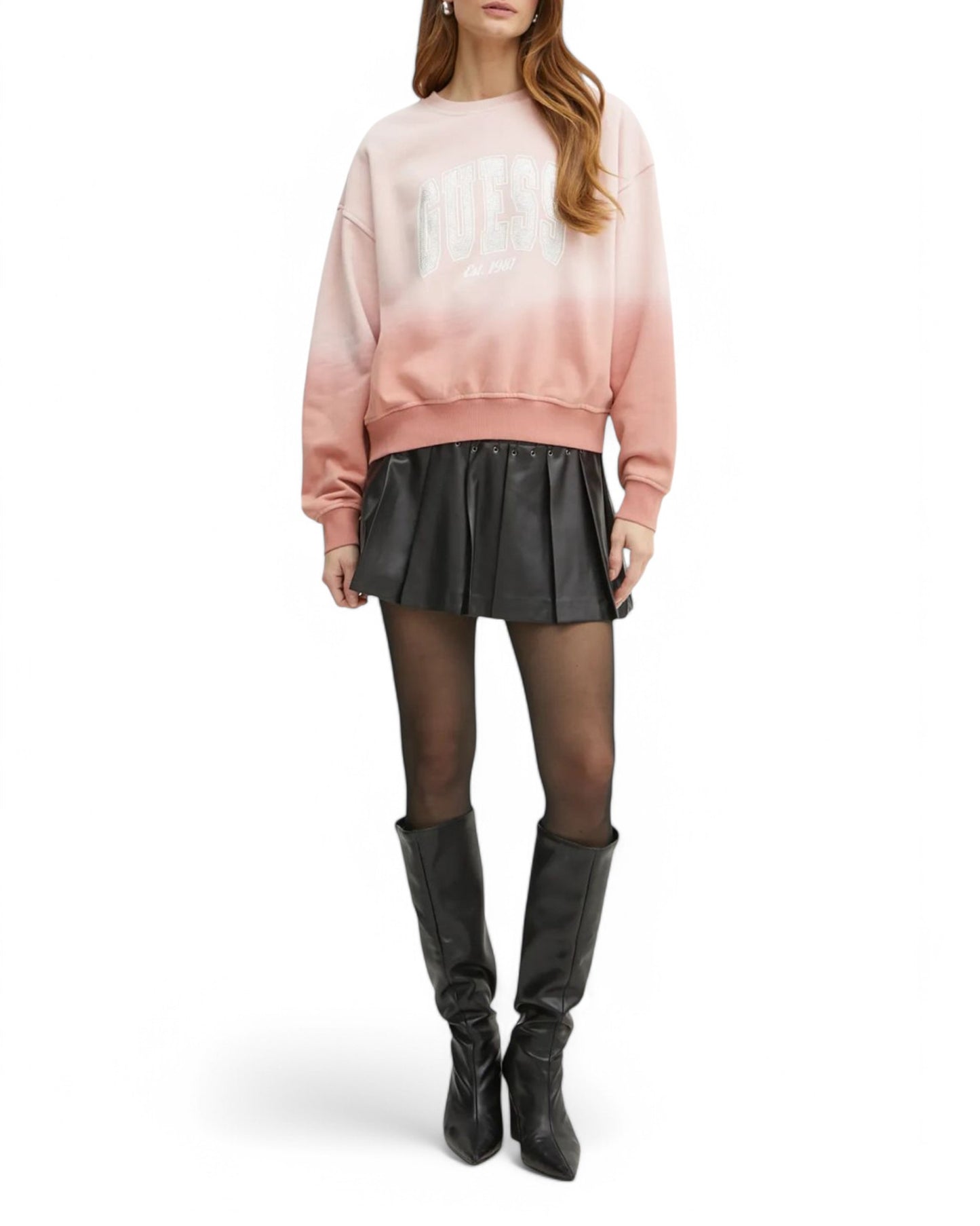 Crew Neck College Sweatshirt