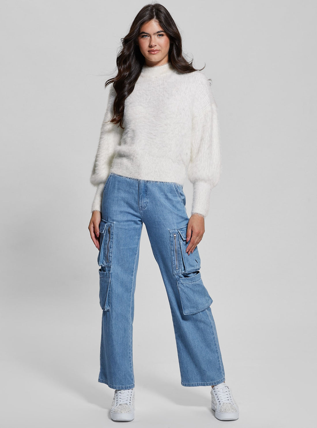 White Keyla Knit Top