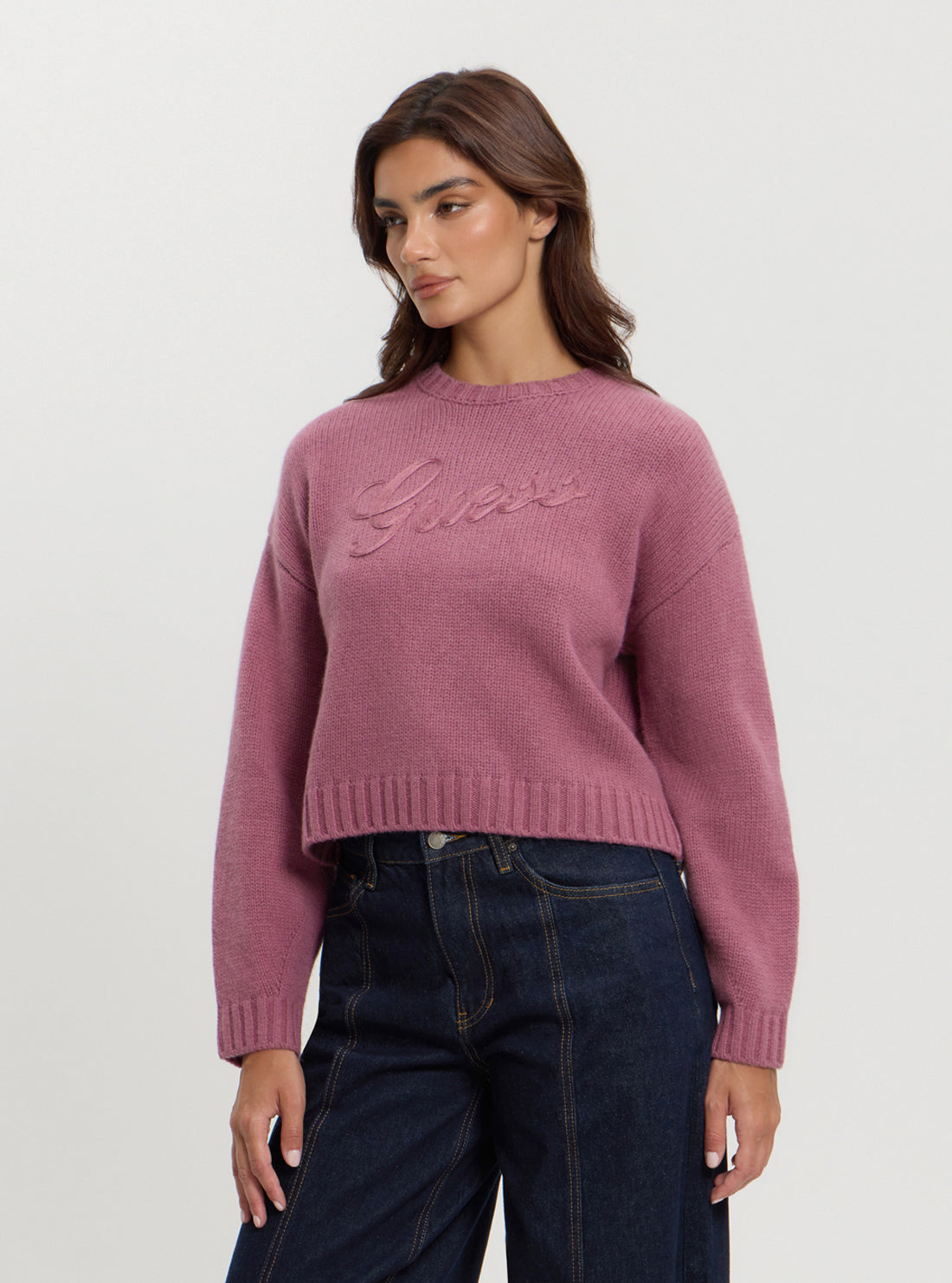 Guess Originals Pink Vintage Graphic Sweater