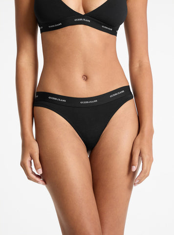 Guess Jeans Black Thong