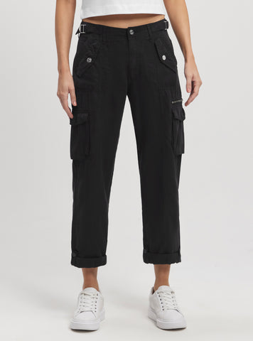 Eco Black Nessi Cargo Pants