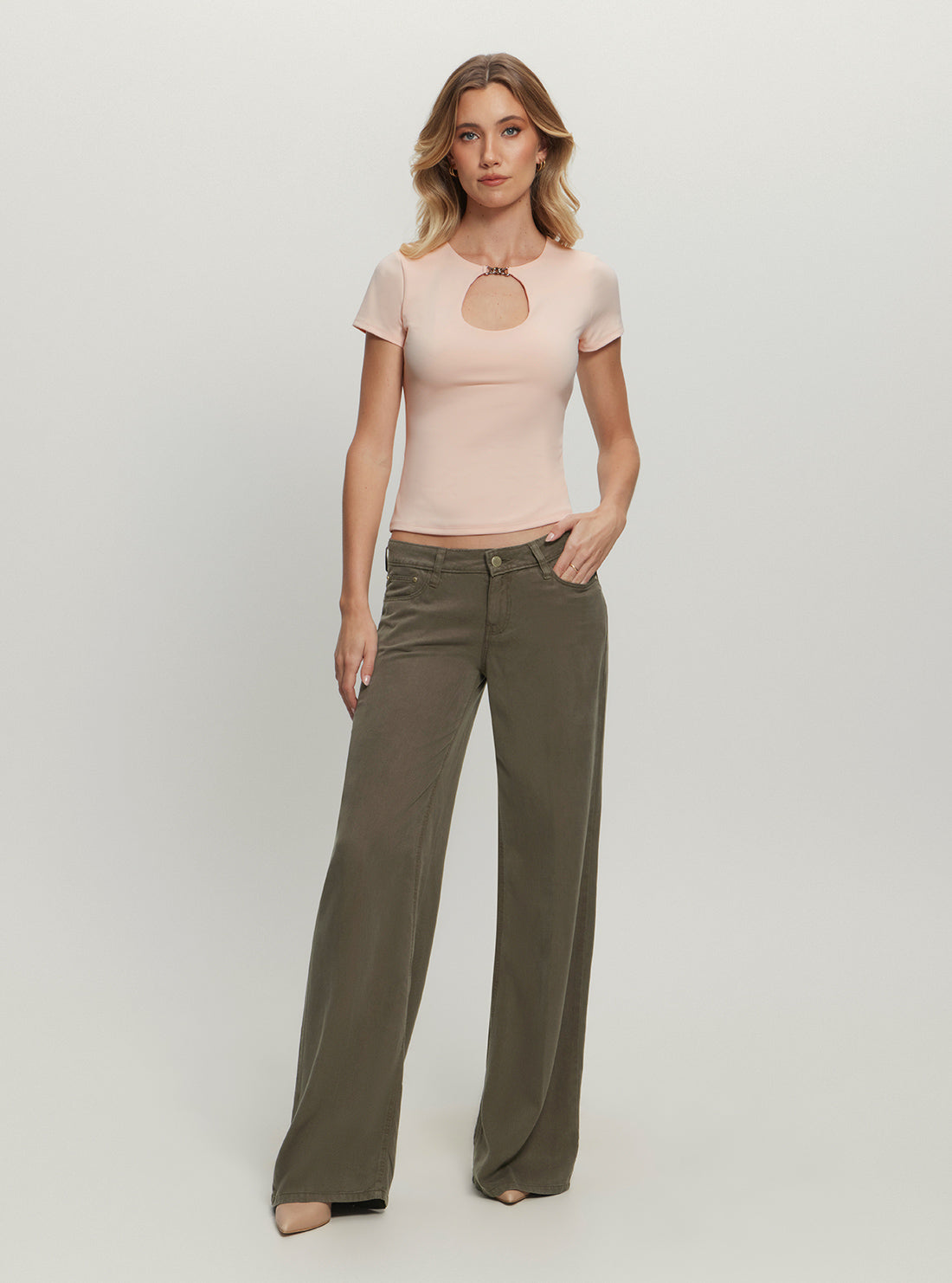 Eco Brown Sexy Palazzo Pant