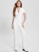 GUESS White Jade Jumpsuit front view