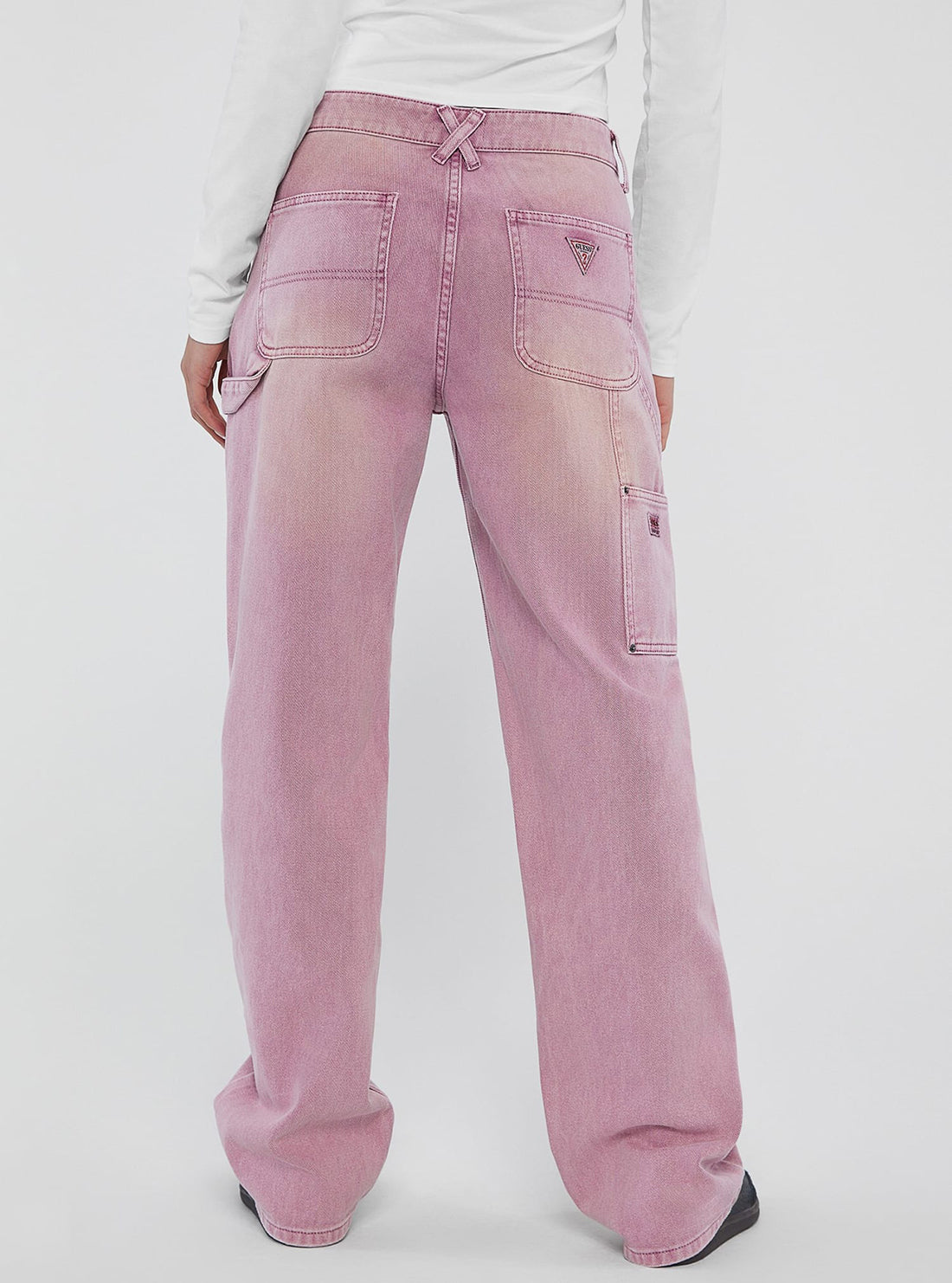 Guess Originals Pink Overdye Carpenter Pant