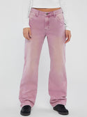 Guess Originals Pink Overdye Carpenter Pant