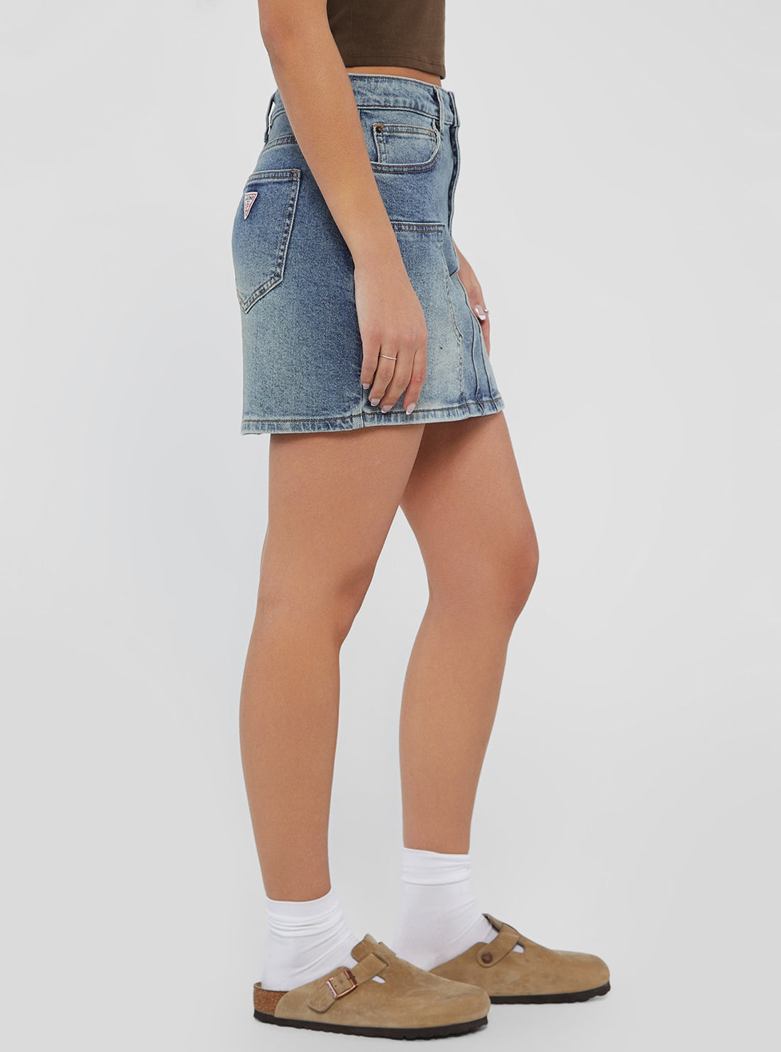 Guess Originals Panel Denim Mini Skirt