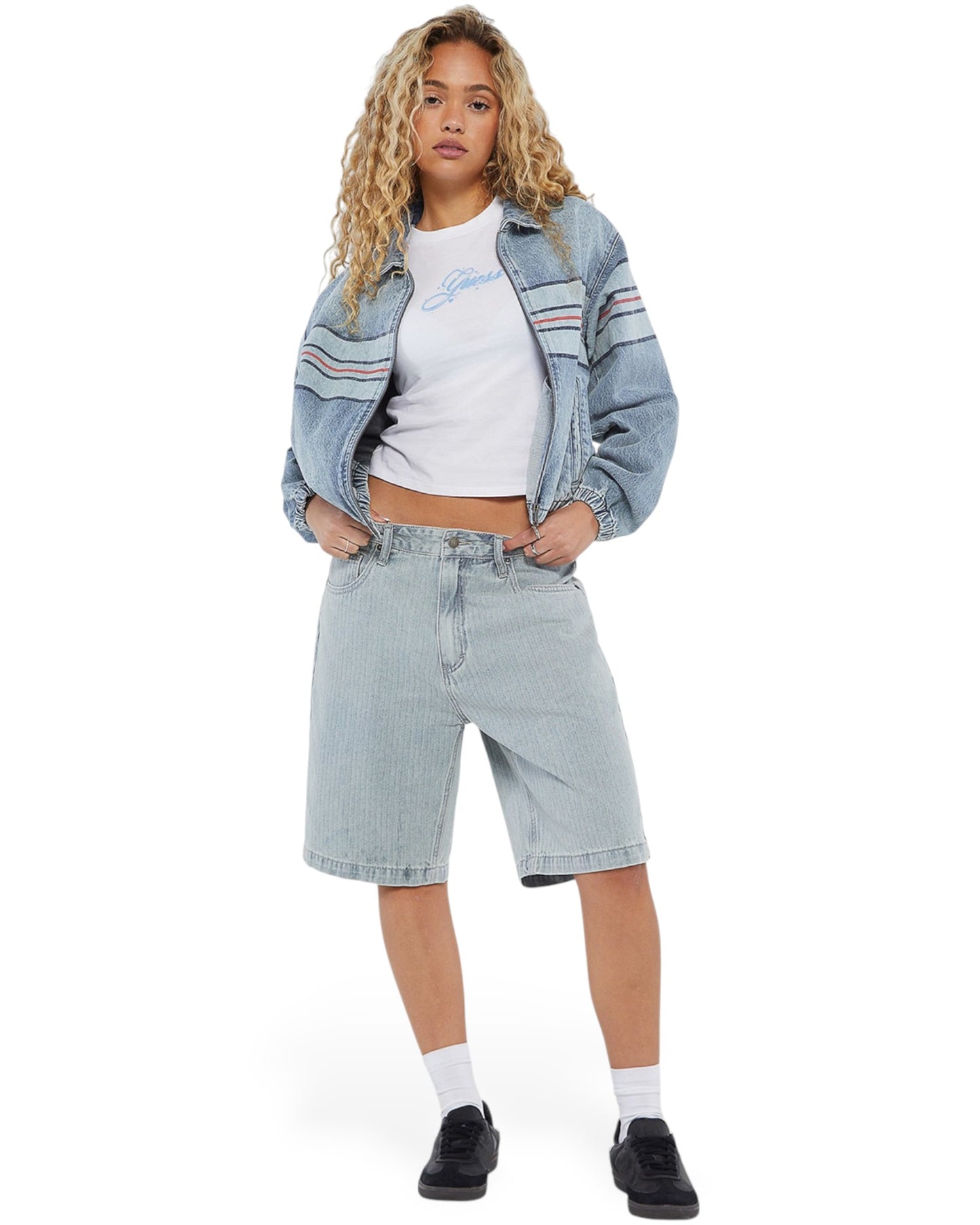 Guess Originals Chest Stripe Bomber Jacket