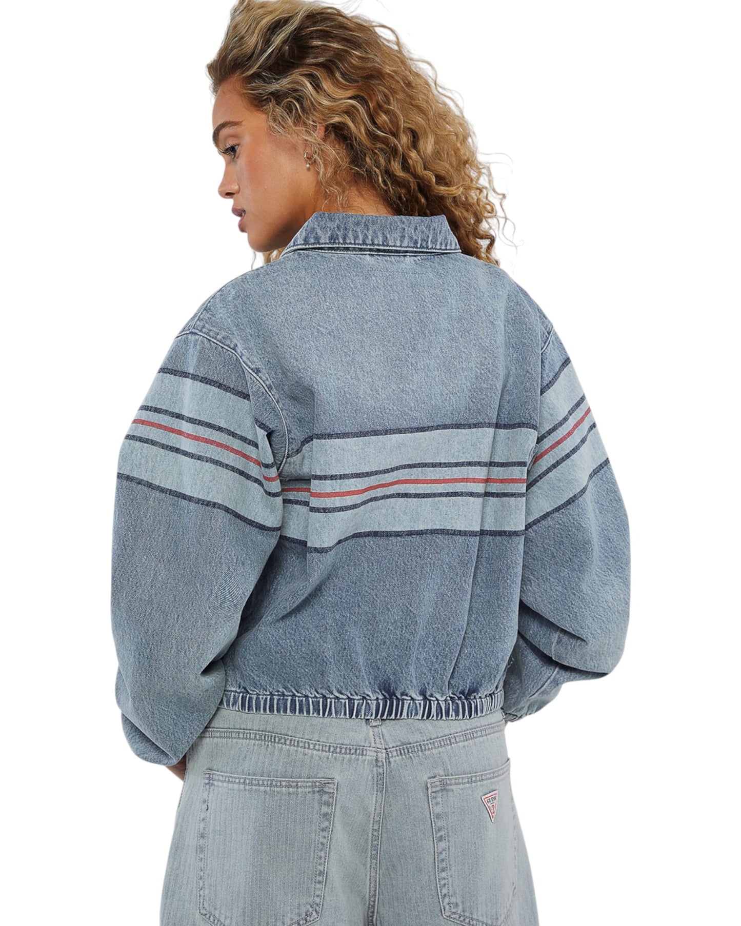 Guess Originals Chest Stripe Bomber Jacket