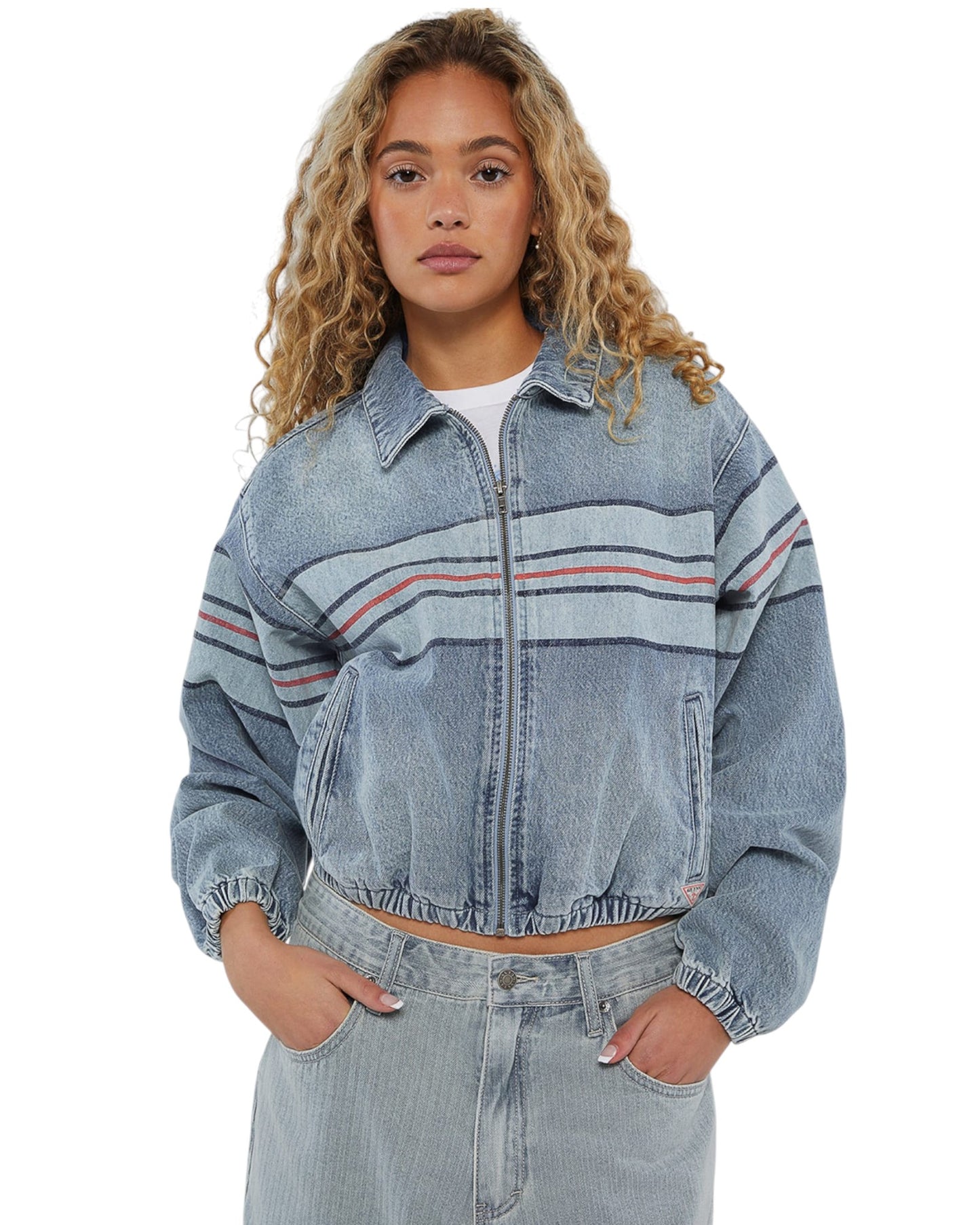 Guess Originals Chest Stripe Bomber Jacket