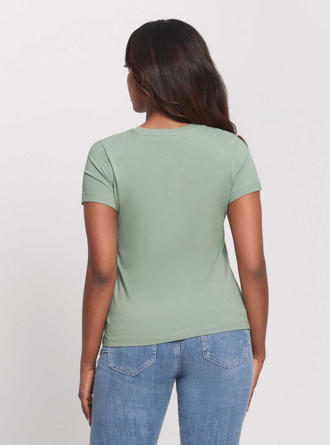 GUESS Eco Green Sequins Logo T-Shirt back view