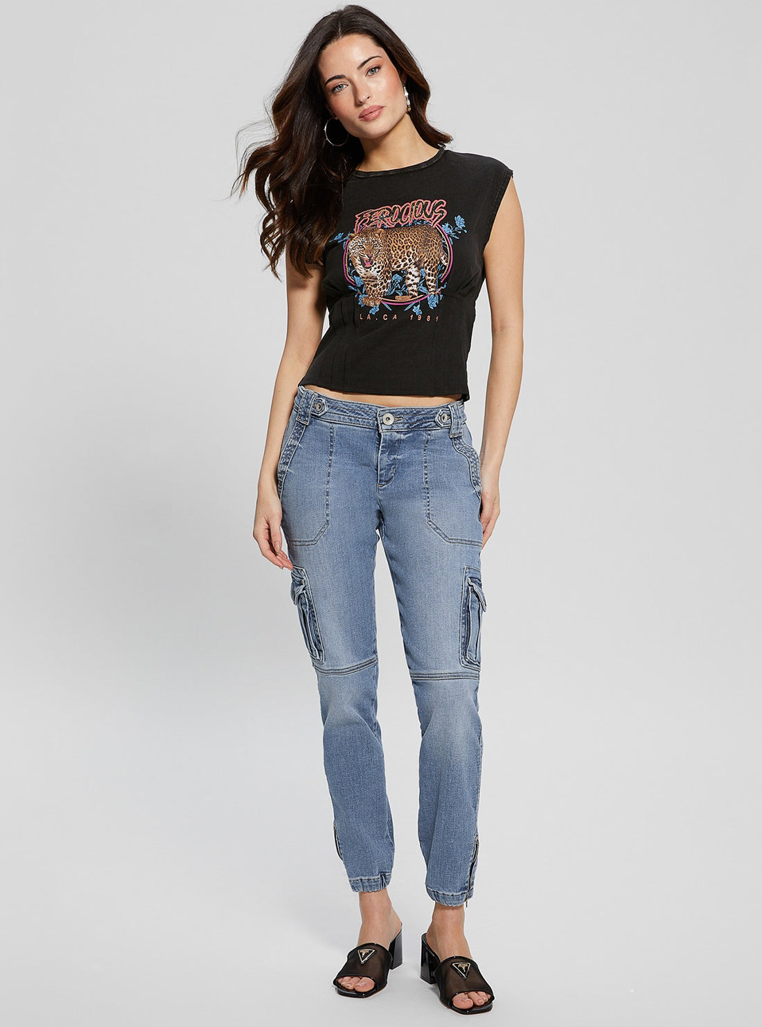 Black Ferocious Corset T-Shirt