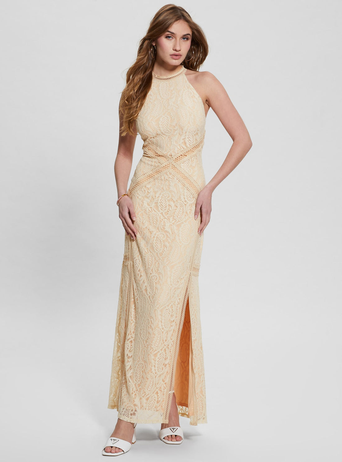 Beige New Liza Maxi Dress Beige New Liza Maxi Dress