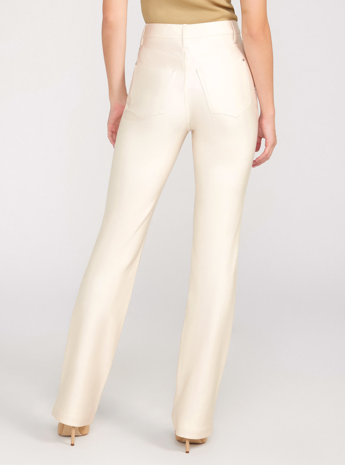 GUESS Stone High-Rise 80s Straight Pants back view