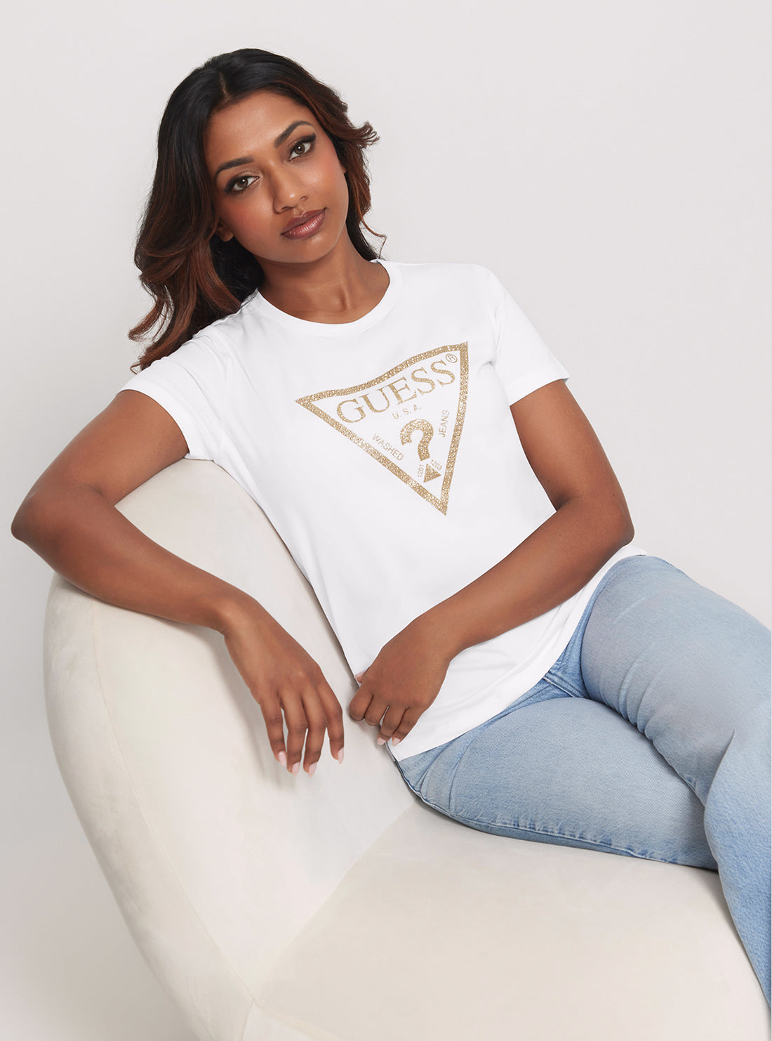 White Gold Triangle T-Shirt