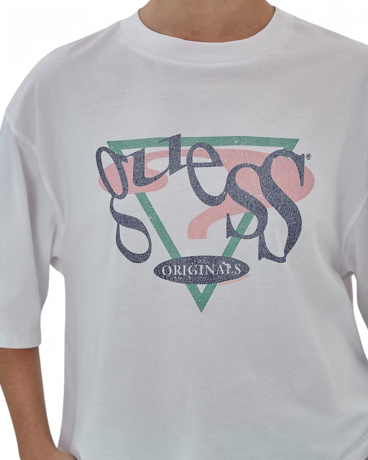 GUESS Originals Vintage Triangle Boxy Tee