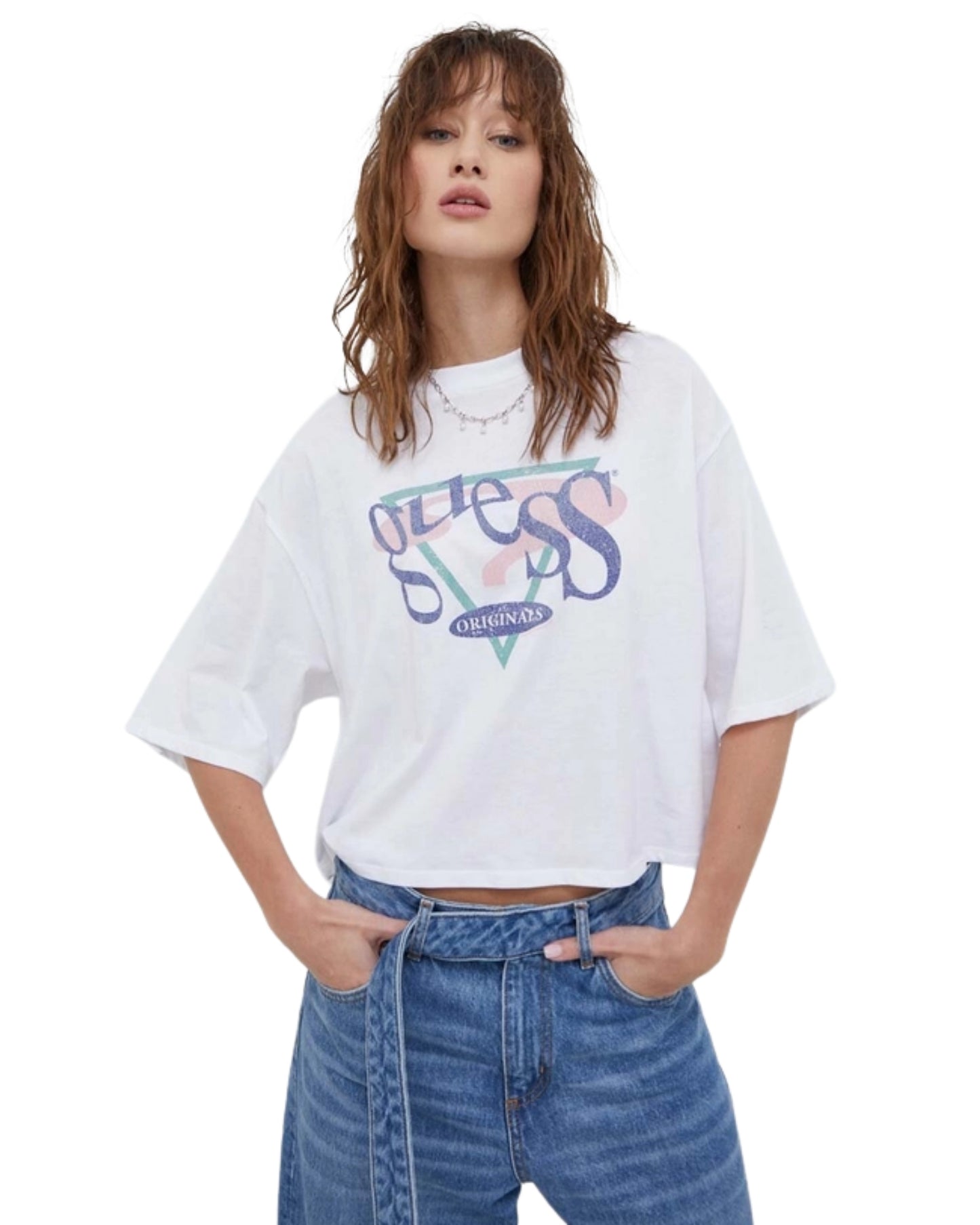 GUESS Originals Vintage Triangle Boxy Tee