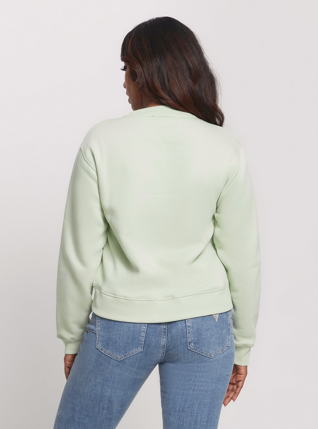 GUESS Mint Green Icon Jumper back view