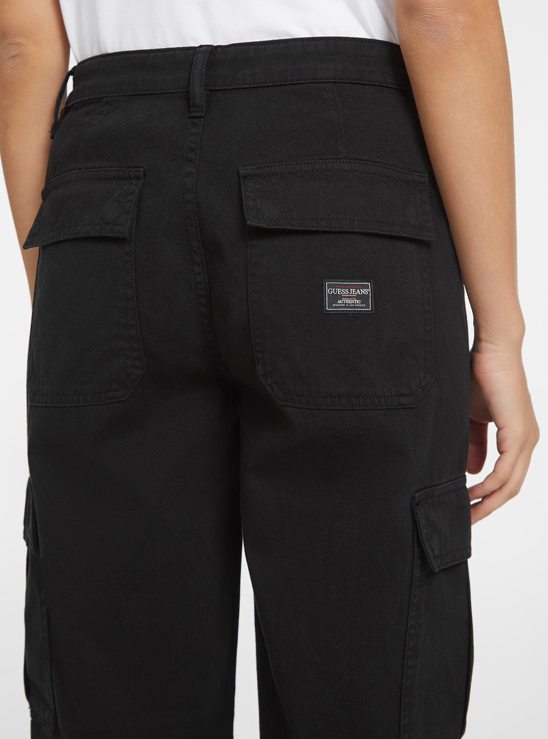 Guess Jeans Black Cargo Chino Pants