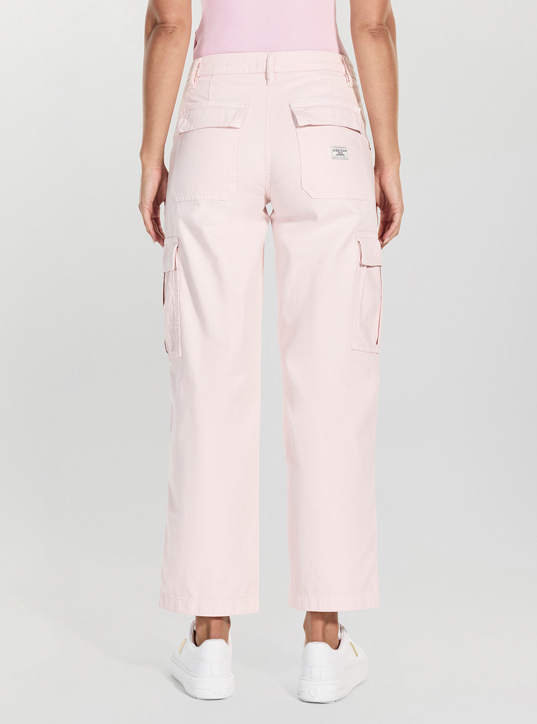 Guess Jeans Pink Cargo Chino Pants W4YB61WGCV1 Back View