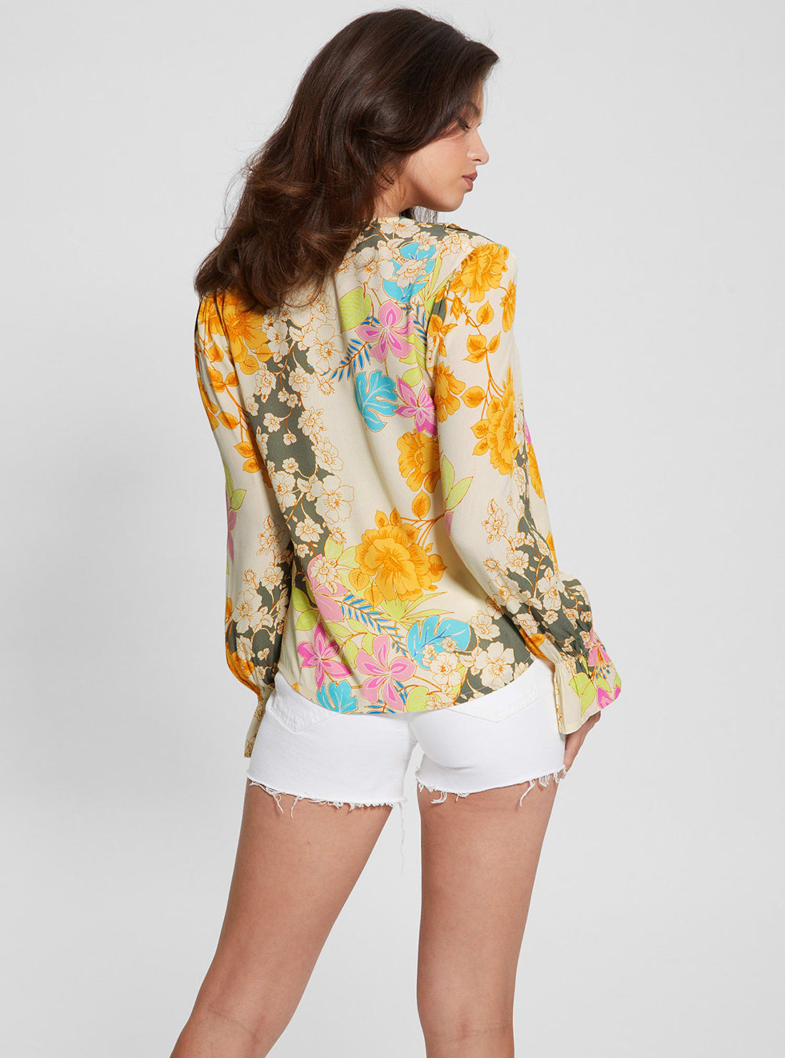 Eco Yellow Floral Print Toni Top