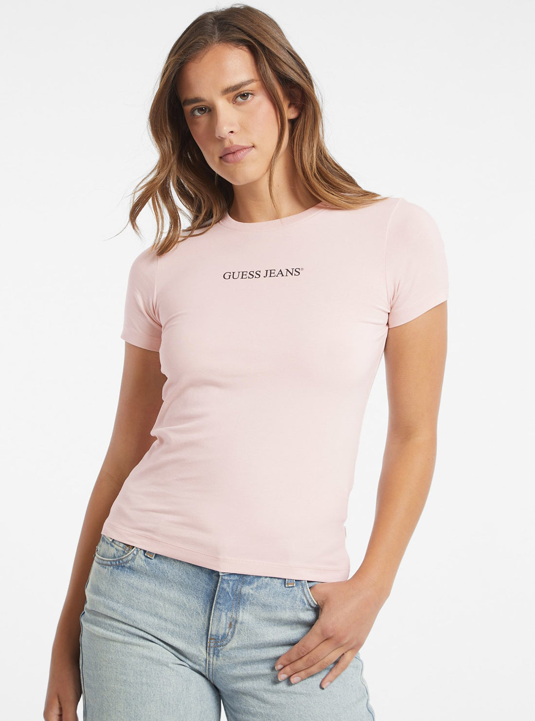 Pink Short Sleeve Logo T-Shirt