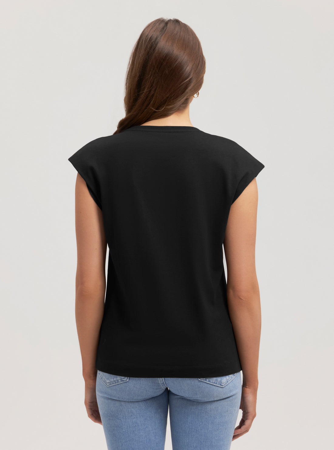 Eco Black Crystal Logo T-Shirt