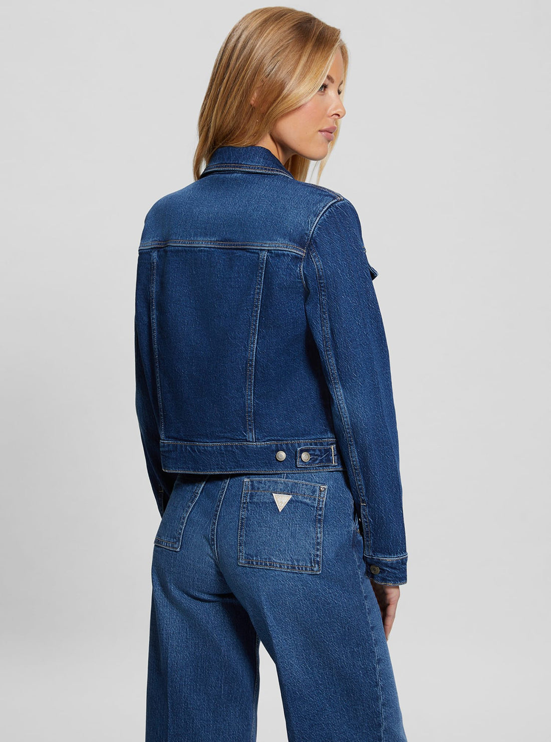 Blue Denim Delya Trucker Jacket