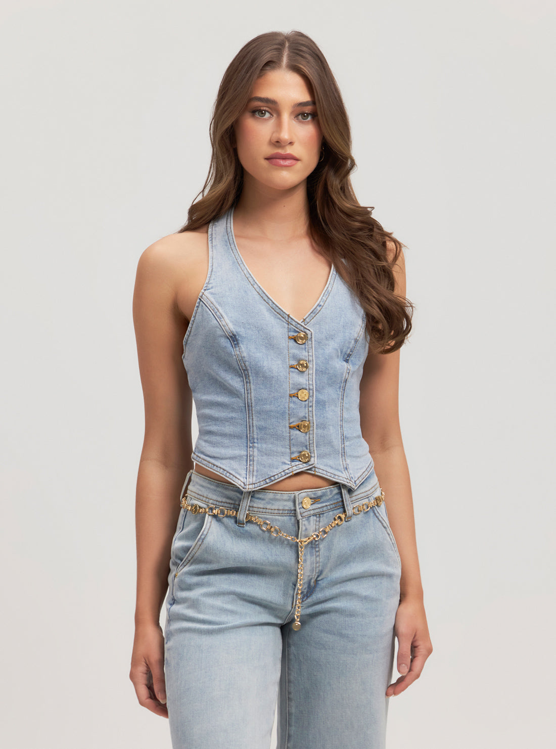 Blue Denim Piper Vest