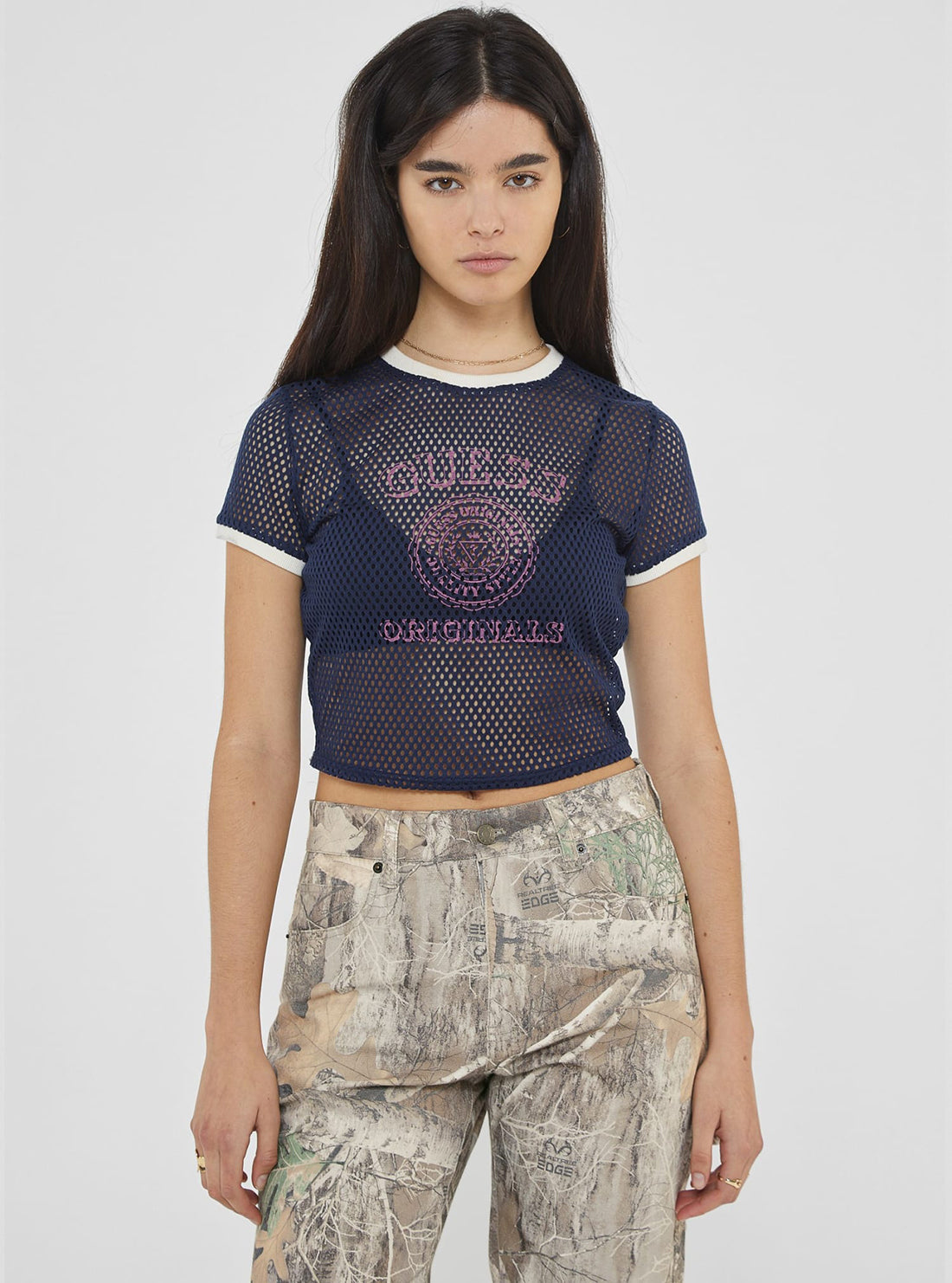 Guess Originals Navy Jersey Top