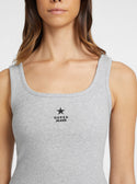 Guess Jeans Grey Slim Tank Top detail view