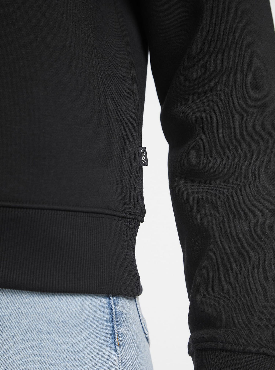 Guess Jeans Black Logo Jumper detail view