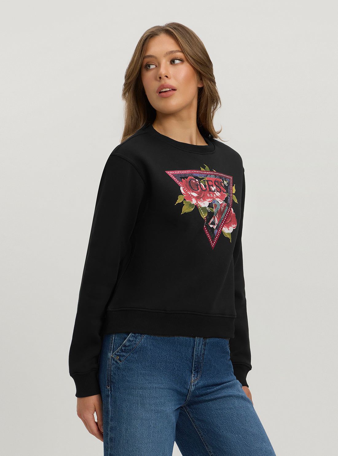 Eco Black Roses Logo Jumper