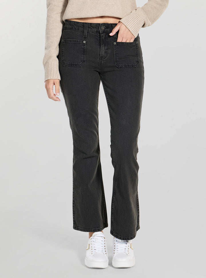Guess Jeans G09 Bootcut Jeans in Black Wash W5BA3VD0832 Front View