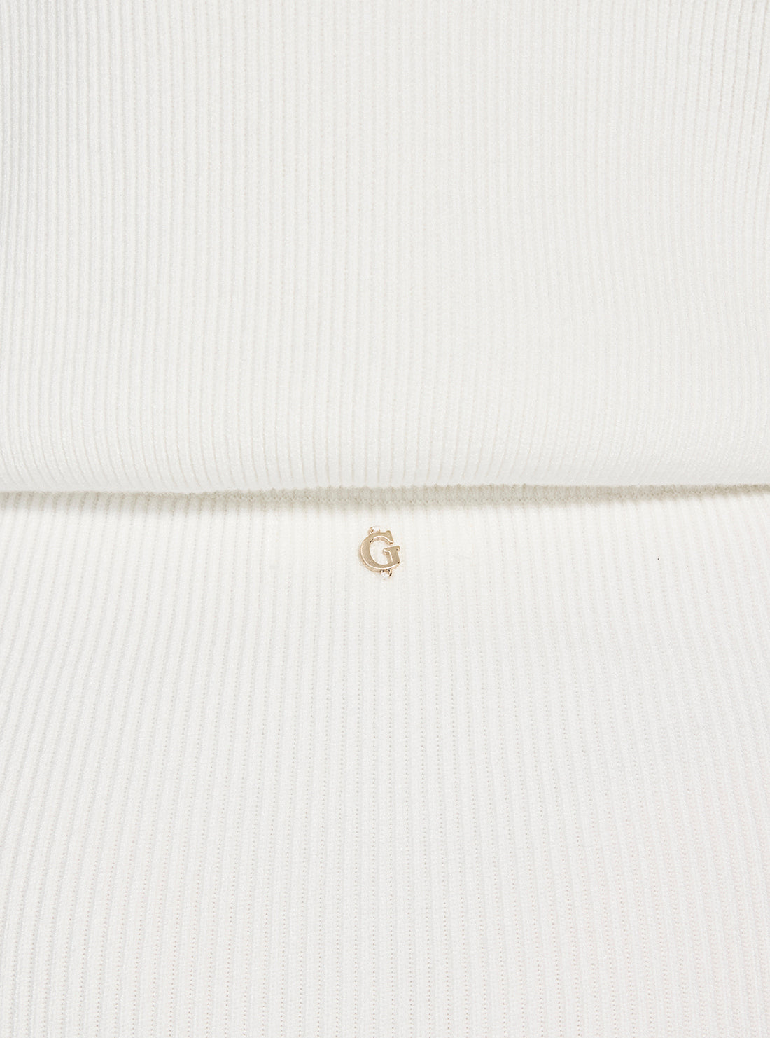 GUESS Womens Eco White Harley Longuette Midi Skirt W5BD94Z0572 Detail View