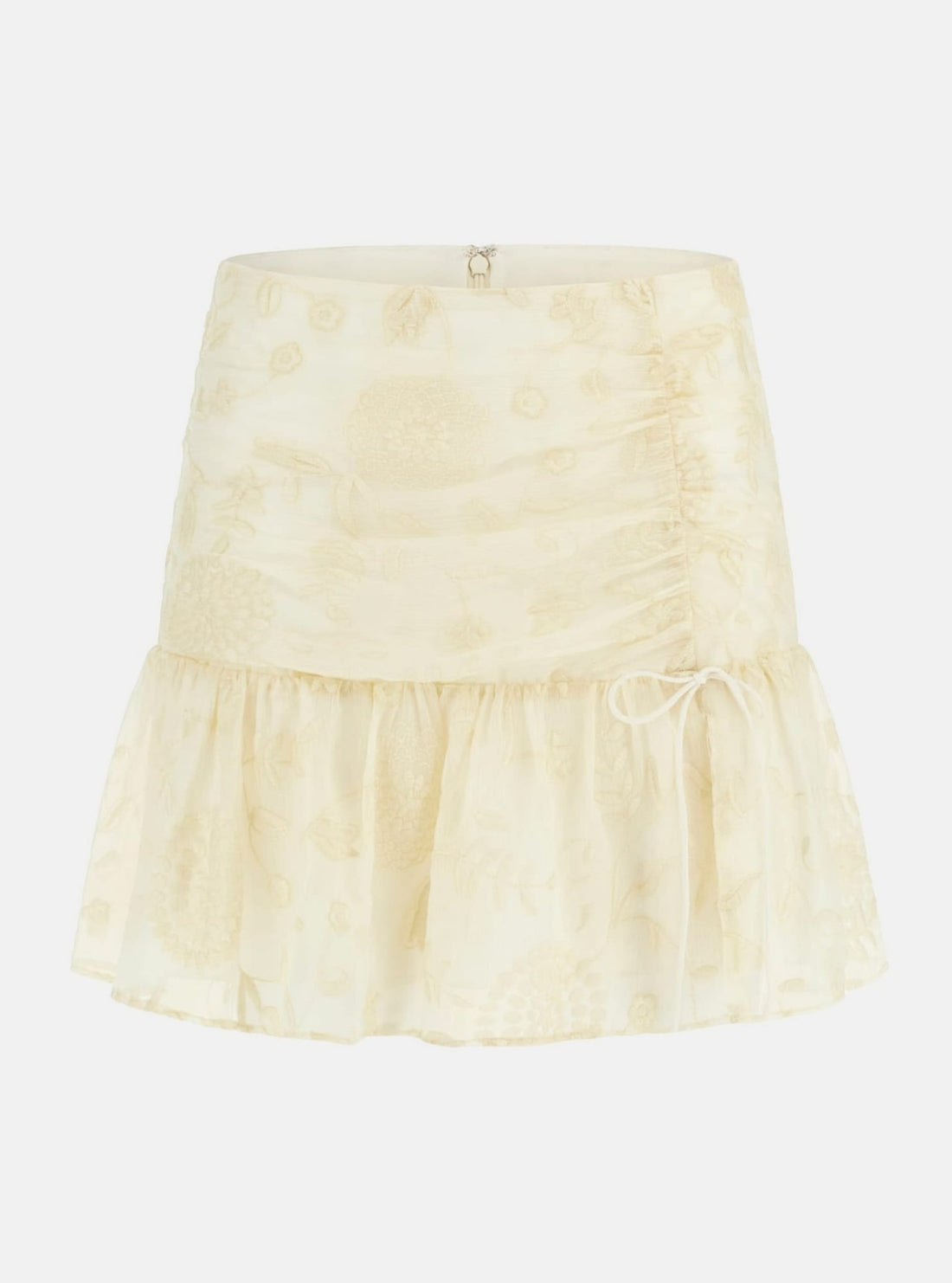 GUESS Womens White Seiah Mini Skirt W5BD99W2190 Flatlay