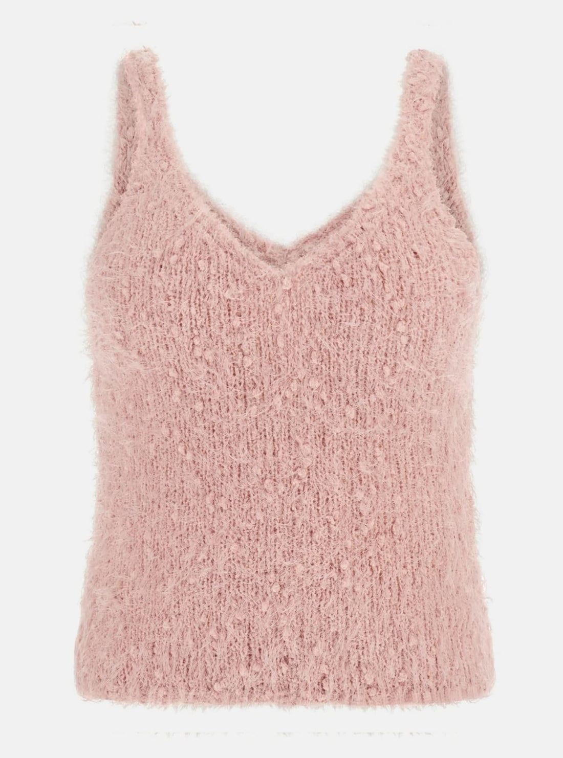 GUESS Womens Eco Pink Bea Sweater Tank Top W5BR20Z3OX2 Flatlay