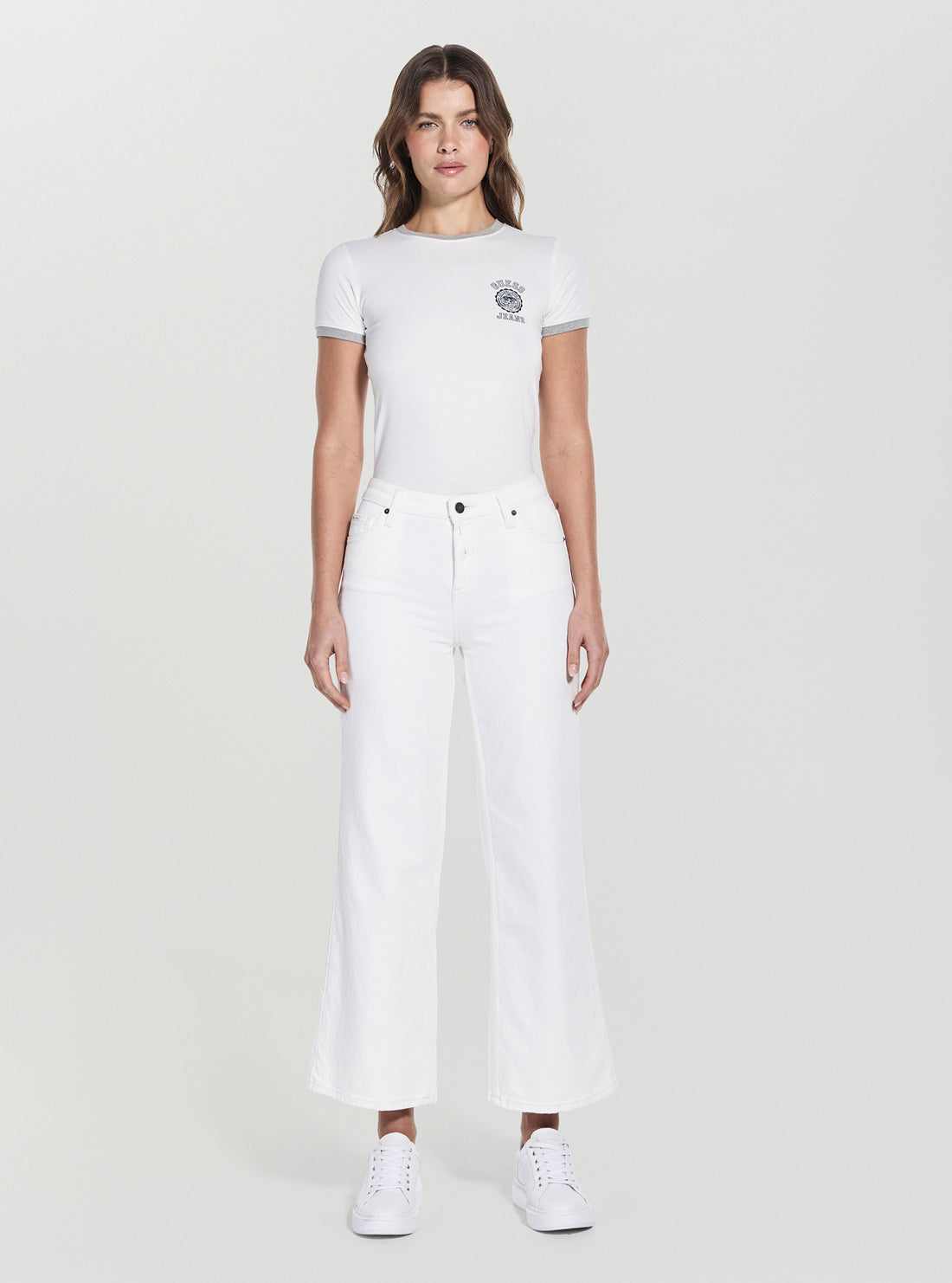 GUESS Jeans Mom Slim Eco, Blu Pietra di Luna, 59 Donna GUESS Jeans Mom Slim Eco, Blu Pietra di Luna, 59 Donna