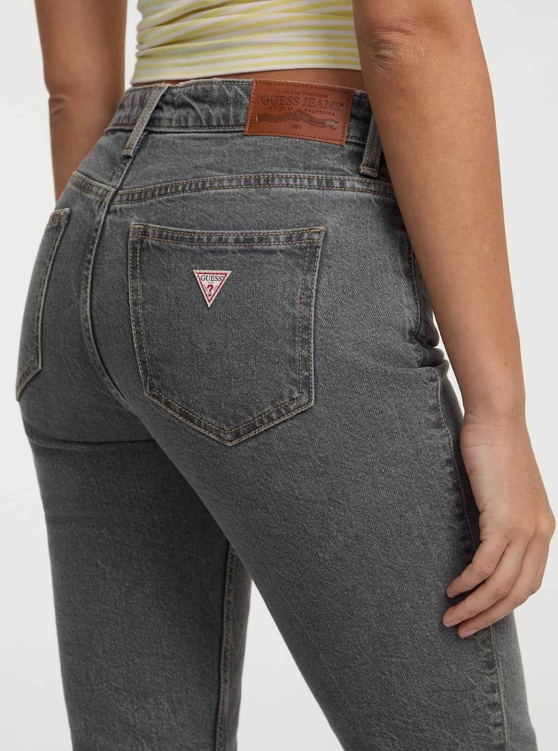 Guess Jeans G09 Bootcut in Grey Wash W5GA1SD5M74 Bac Detail view