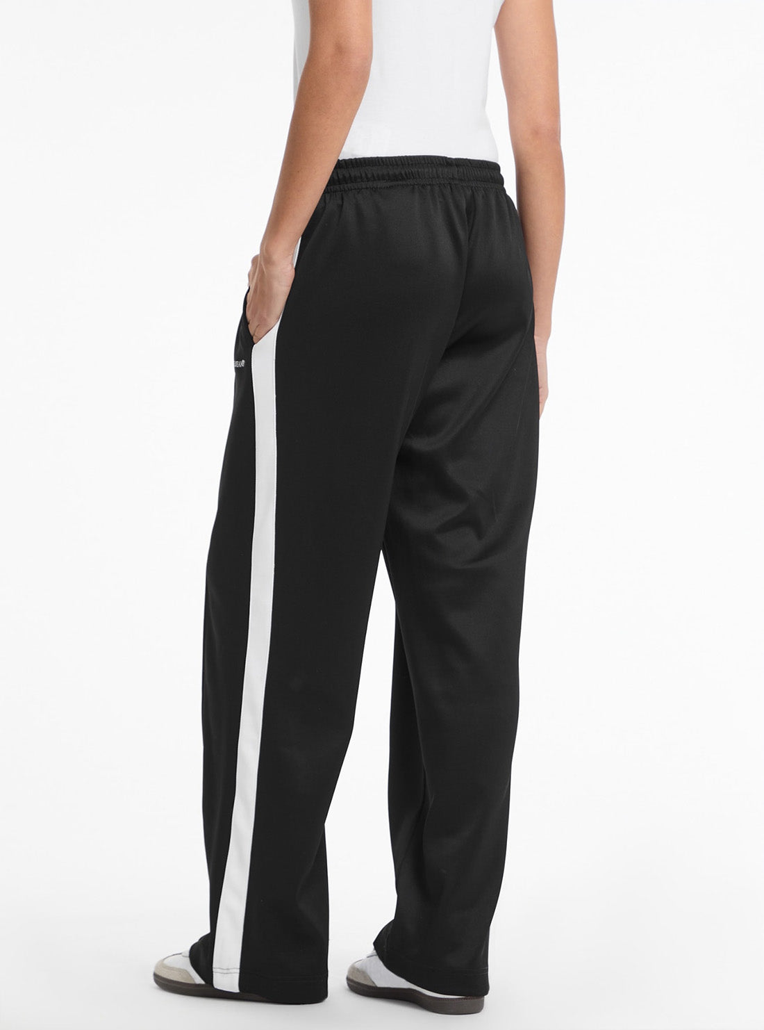 Guess Jeans Black Tricot Track Pant W5GB43KB212 Back View