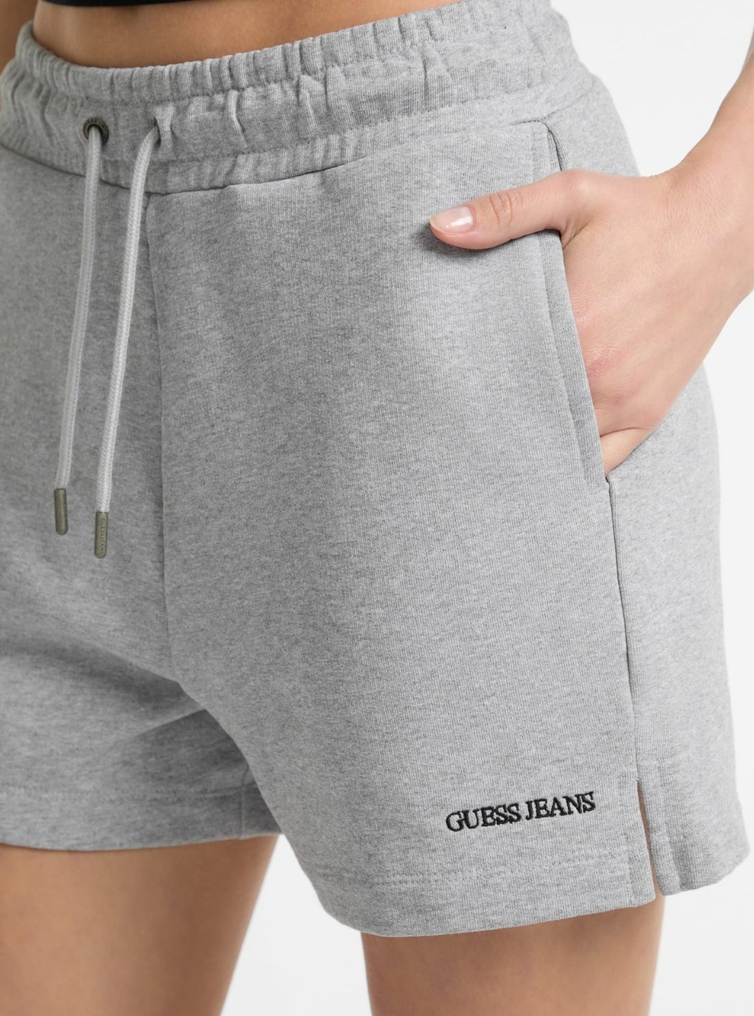 Guess Jeans Grey Regular Shorts W5GD0OK68I4 Detail View