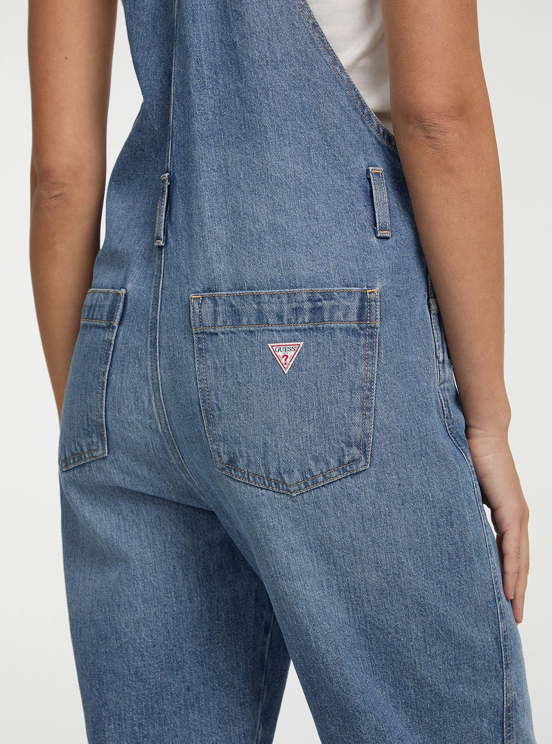 Guess Jeans Blue Denim Overall W5GD0ZD5O11 Back View