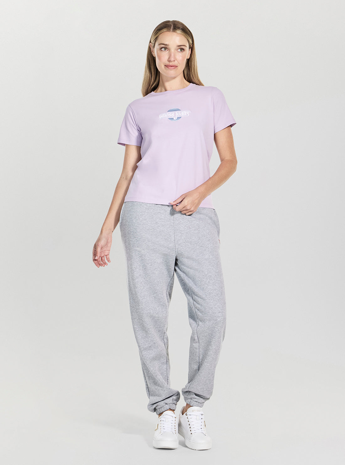 Guess Jeans Purple Sunset T-Shirt W5GI26J1314 Full View