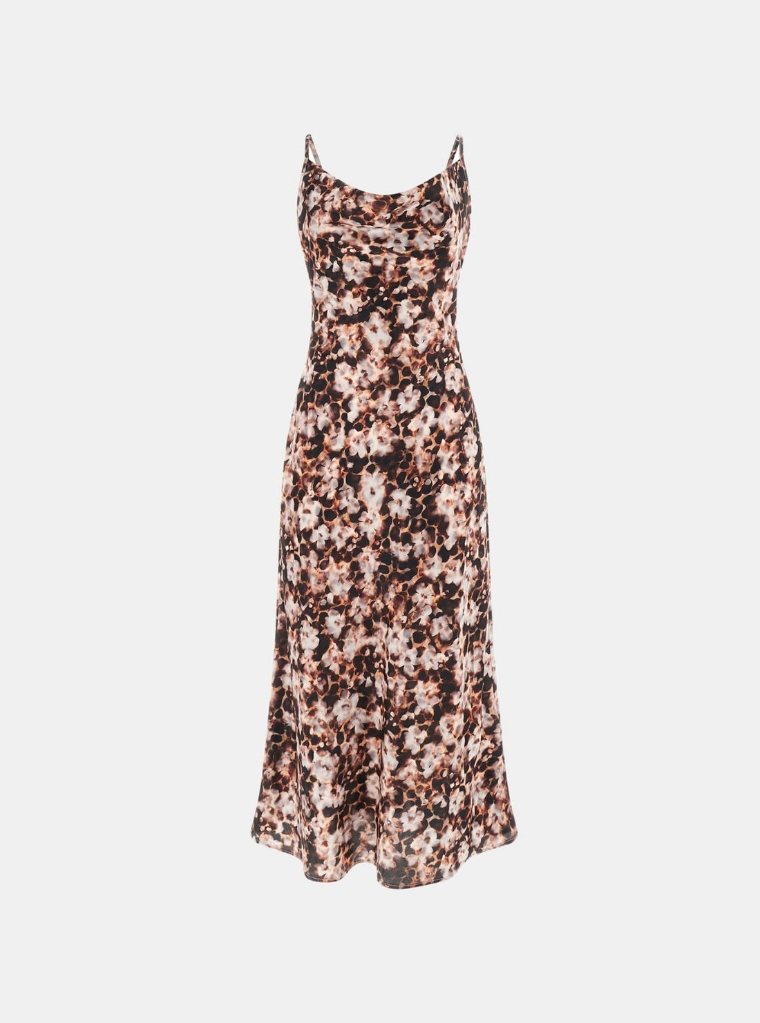 GUESS Womens Eco Bloom Print New Akilina Midi Dress W5GK85WH9C2 Flatlay
