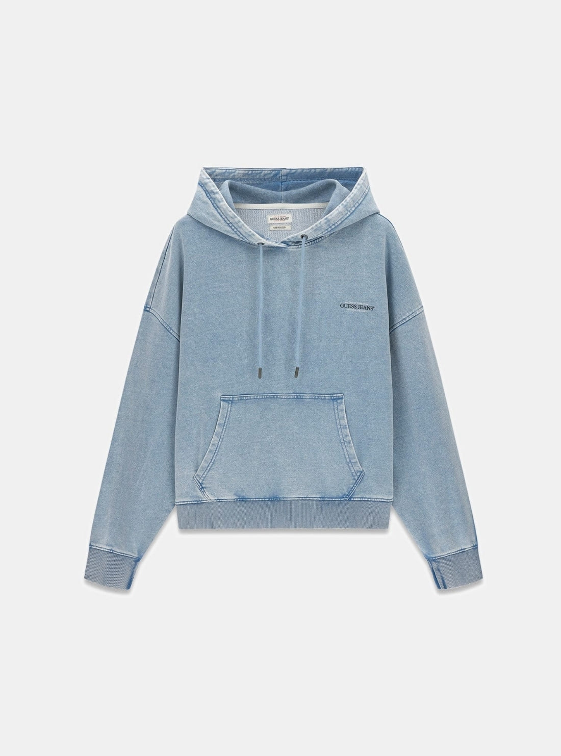 Guess Jeans Blue American Hoodie Sweatshirt W5GQ32KCTJ1 Flaltlay