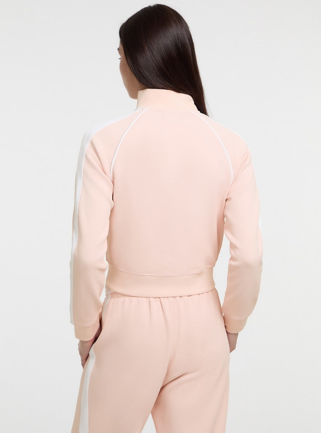 Guess Jeans Pink Tricot Track Jacket W5GQ38KB212 Back View