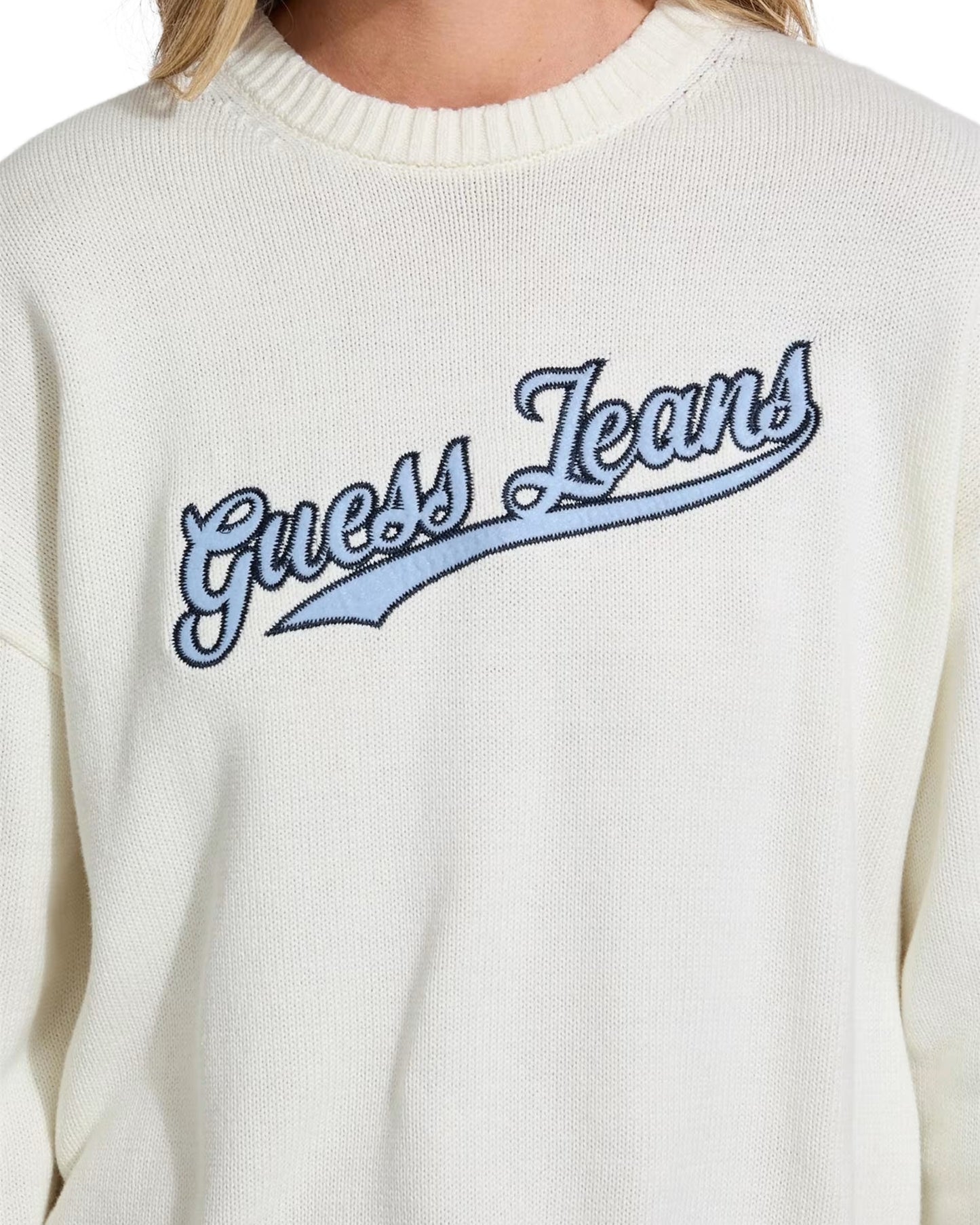 Guess Jeans Long Sleeves Crew Neck Sweater