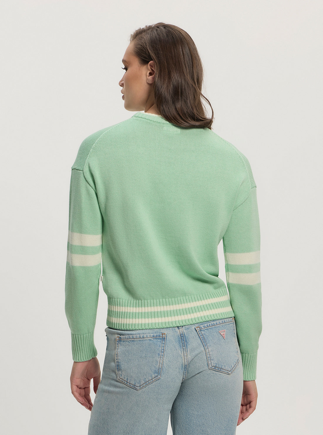 Guess Jeans Eco Green Patch Sweater W5GR01Z3HM1 Back View