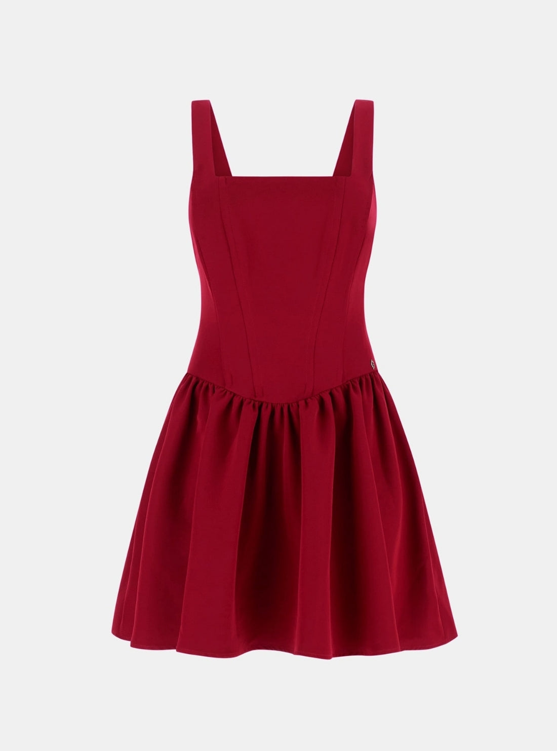 GUESS Womens Red Julie Sleeveless Mini Dress W5PK1WWG130 Flatlay