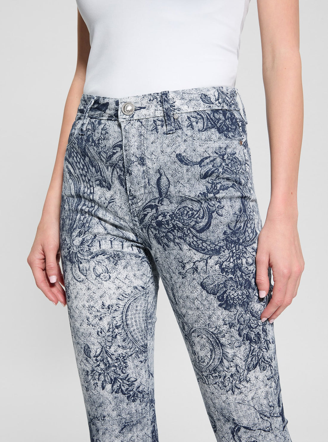 Blue Print Sexy Flare Pants